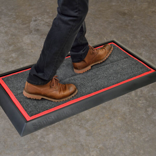 Footwear Sanitizing Antimicrobial Mats, Shoe Disinfecting Mat SaniStride