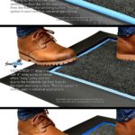 Hiocpl Shoe Sanitizer Mat Shoe Mats for Entryway Indoor Shoe Soles Disinfecting Floor Mat Doormat Disinfecting Mat Front Door Mat Outdoor Household